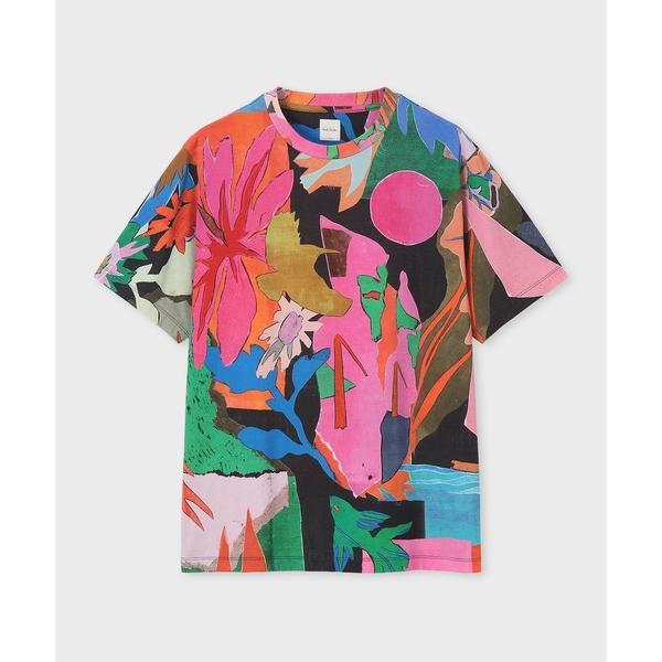 tシャツ River Collage” プリント 半袖Tシャツ / 163518 919T メンズ