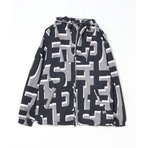 「DIESEL」 ナイロンブルゾン 44 グレー メンズ