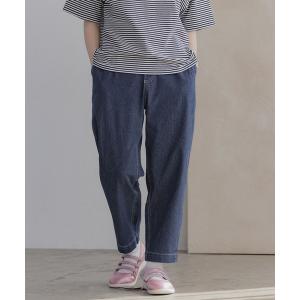 「niko and...」 イージーパンツ MEDIUM インディゴブルー レディース