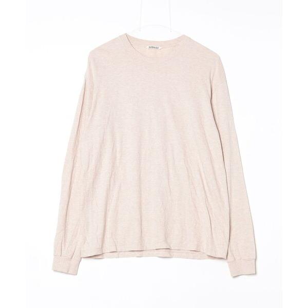 「AURALEE」 長袖カットソー 3 ベージュ レディース