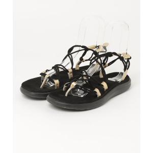 「Teva」 フラットサンダル 8 ブラック レディース