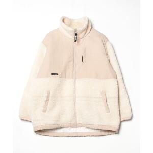 「niko and...」 ナイロンブルゾン LARGE ベージュ レディース