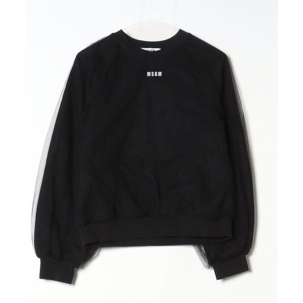 「MSGM」 スウェットカットソー S ブラック レディース