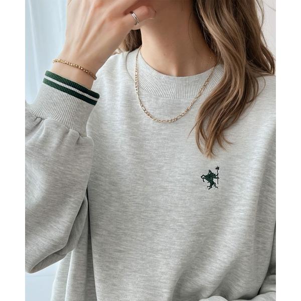 「Java」 スウェットカットソー LARGE 杢グレー レディース