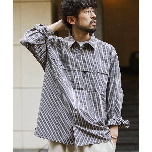 「Foxfire」 長袖シャツ MEDIUM グレー メンズ