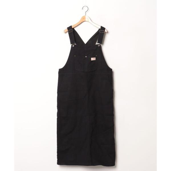 「Java」 サロペットスカート LARGE ブラック レディース