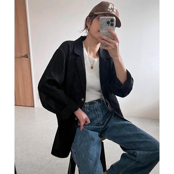 「Bonjour Sagan」 「ANDSEARCH」テーラードジャケット FREE ブラック レデ...