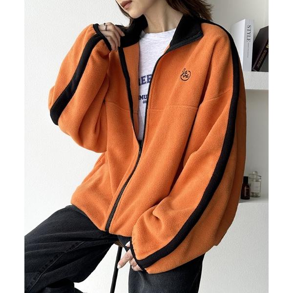 「Java」 カーディガン SMALL オレンジ レディース