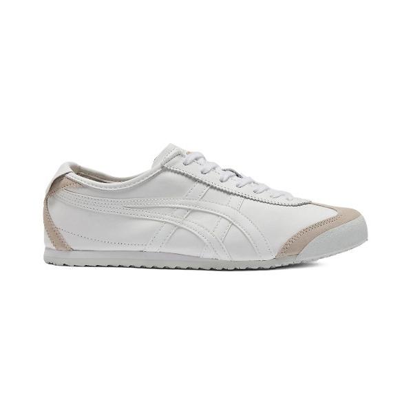 「Onitsuka Tiger」 ローカットスニーカー 23.5 ホワイト×ホワイト レディース