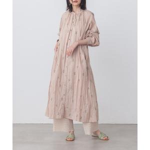 「lil nina」 長袖ワンピース FREE ベージュ レディース