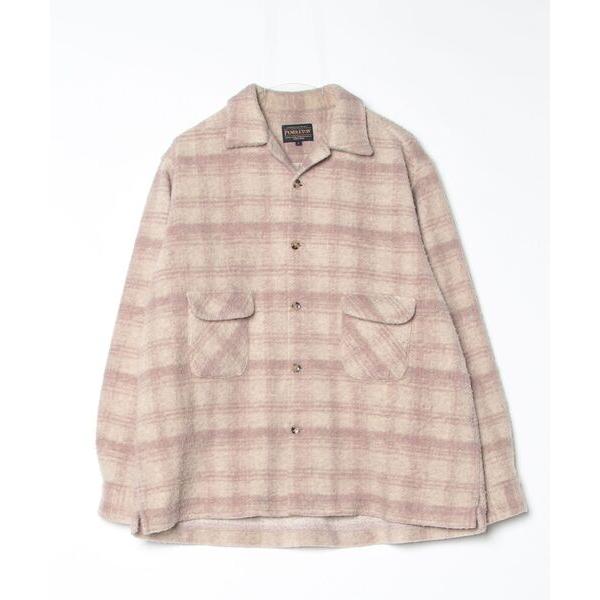 「PENDLETON」 チェック柄ジャケット FREE ピンク レディース