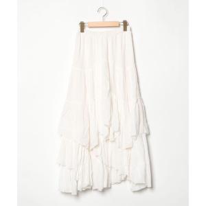 「CASA FLINE」 スカート FREE レッド レディース