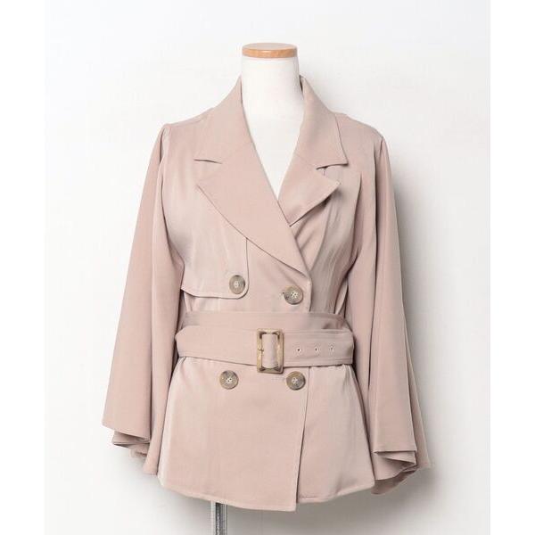 「NOELA」 ポンチョ FREE ベージュ レディース