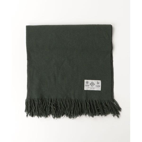 「R&amp;D.M.Co OLDMAN'S TAILOR」 ワンポイントストール - グリーン レディース