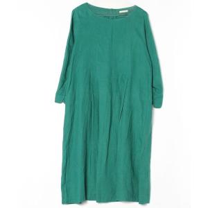 「studio CLIP」 長袖ワンピース - グリーン レディース