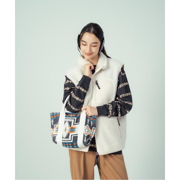 「PENDLETON」 ハンドバッグ ONE SIZE チャコールグレー レディース