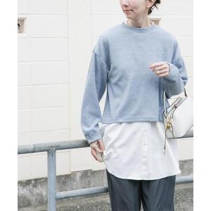 ブラウス シャツ ニットソー×ブラウスセット レディース｜ZOZOTOWN Yahoo!店