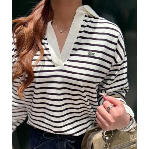LACOSTE（ラコステ） 半袖ポロシャツ 34 ホワイト レディース