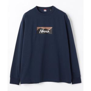 tシャツ NANGA/ナンガ ECO HYBRID BOX LOGO L/S TEE メンズ