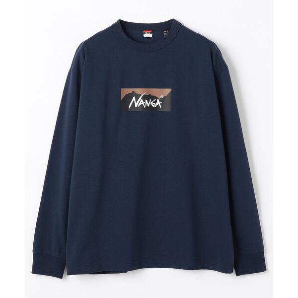 tシャツ NANGA/ナンガ ECO HYBRID BOX LOGO L/S TEE メンズ