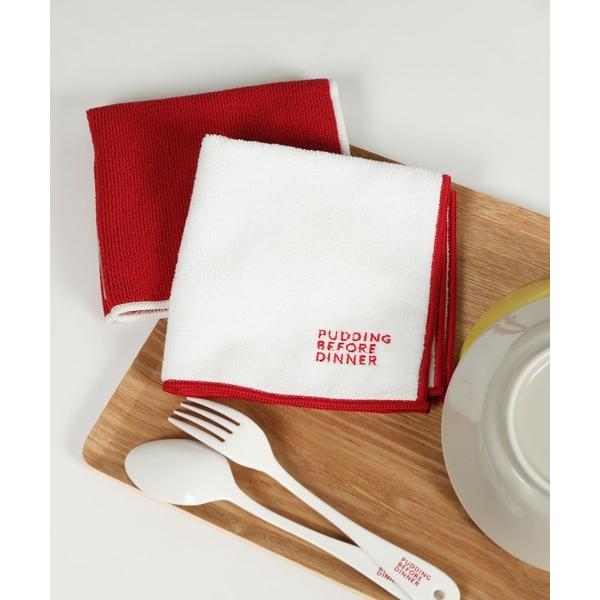 キッチン マイクロファイバークロス「PUDDING BEFORE DINNER」
