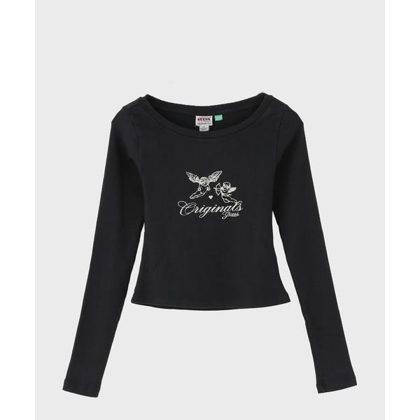 tシャツ GUESS Originals/ゲス オリジナルス GO LS BOAT NECK RIB...