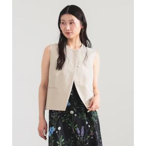 ベスト ジレ 「8/6値下げ」オックス 比翼 ミニジレ レディース