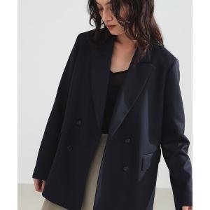 ジャケット テーラードジャケット 「8/6値下げ」ダブルブレスト ジャケット レディース