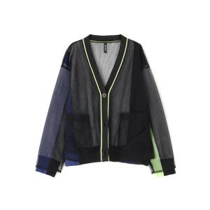 カーディガン AULA AILA（アウラ アイラ）別注チュールレイヤードカーディガン レディース