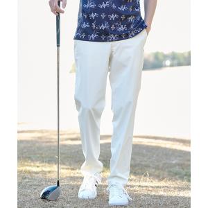 パンツ 「ADABAT NAVY」撥水フルダルテーパードパンツ メンズ