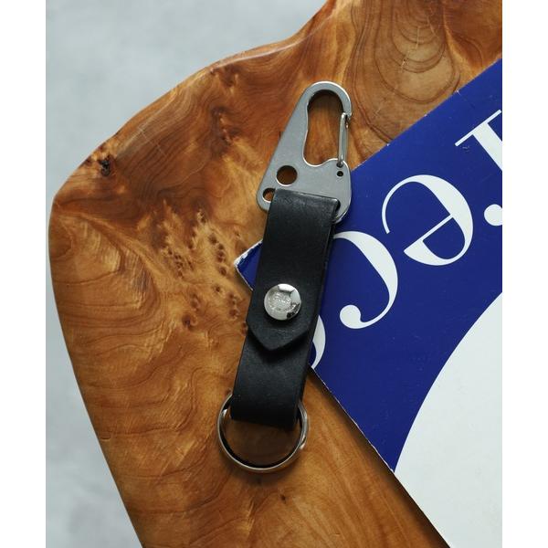 キーケース プラスレザー　三角カラビナ　キーホルダー