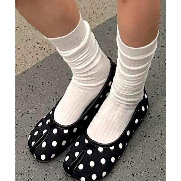 バレエシューズ パンプス Tabi flat ballet shoes