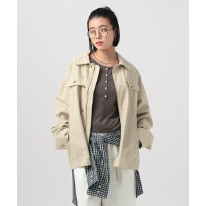 ブルゾン アウター ヘビーオックスミリタリージャケット レディース