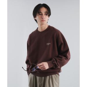 トレーナー スウェット スタッズウェーブロゴスウェット メンズ レディース