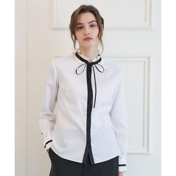 ブラウス シャツ 「otonaMUSE5月号掲載/ウォッシャブル」ボウタイブラウス レディース
