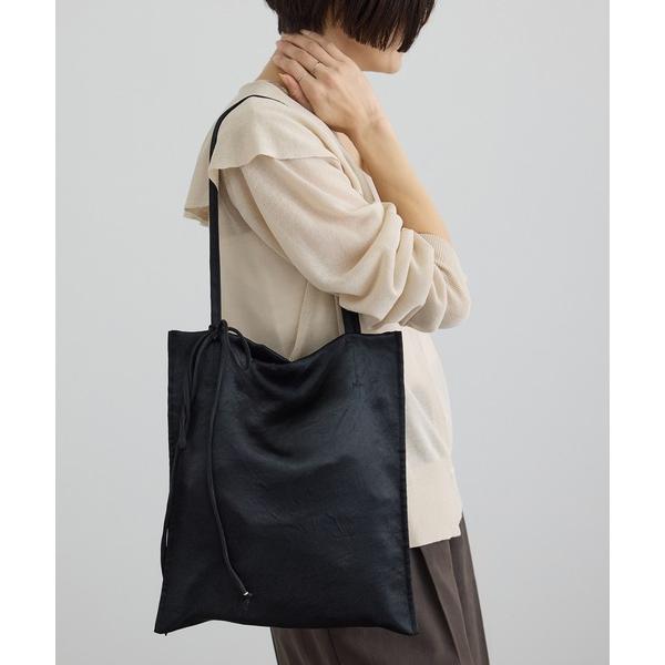 トートバッグ 「WEB限定」コードチャーム付サテントート / A4　新色追加 レディース