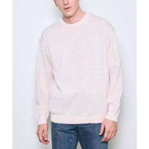 セーター ニット リネンミックスニットトップス メンズ