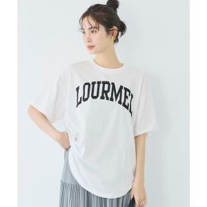 tシャツ テールカットカレッジビッグTシャツ レディース