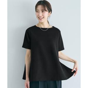 tシャツ 半袖 ソフトスウェット フレアトップス レディース