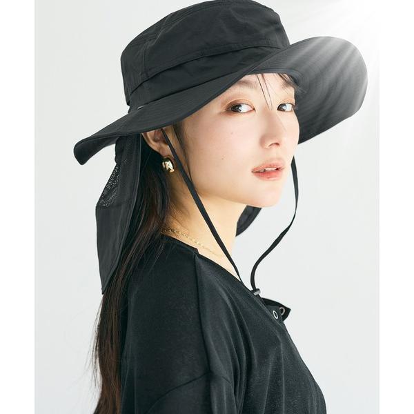 帽子 ハット uvカット 紫外線カット レディース UVカット撥水サファリハット レディース