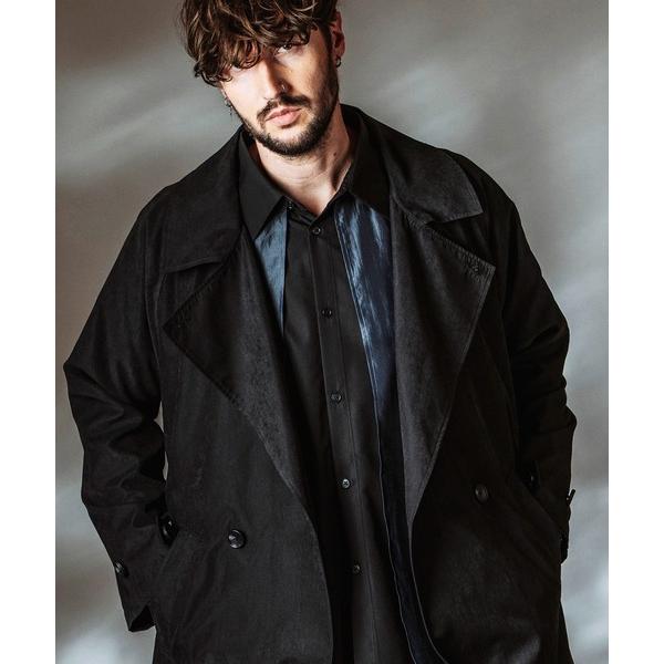 トレンチコート コート 「NO ID.」Matte Skin Over Coat / マットスキン ...