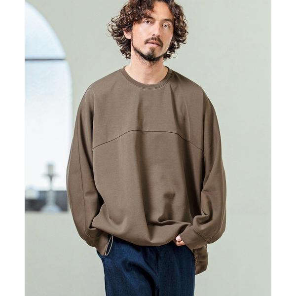 tシャツ mlt5593- Switching Panel Drawstring Hem Relax...