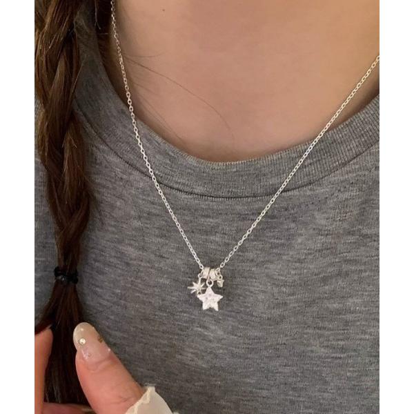 ネックレス Silver Star Charm Necklace レディース