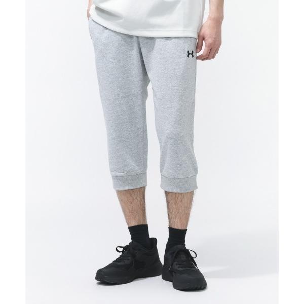 パンツ アンダーアーマー  UAライバル ライトウエイト テリー 3/4パンツ メンズ