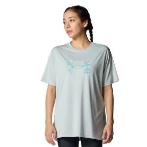tシャツ 半袖 アンダーアーマー UAテック オーバーサイズド ビッグロゴ Tシャツ レディース