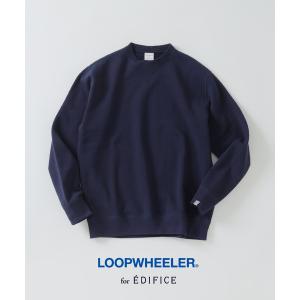 トレーナー スウェット LOOPWHEELER for LOWERCASE ライトツリウラケ ルーズスウェット メンズ レディース