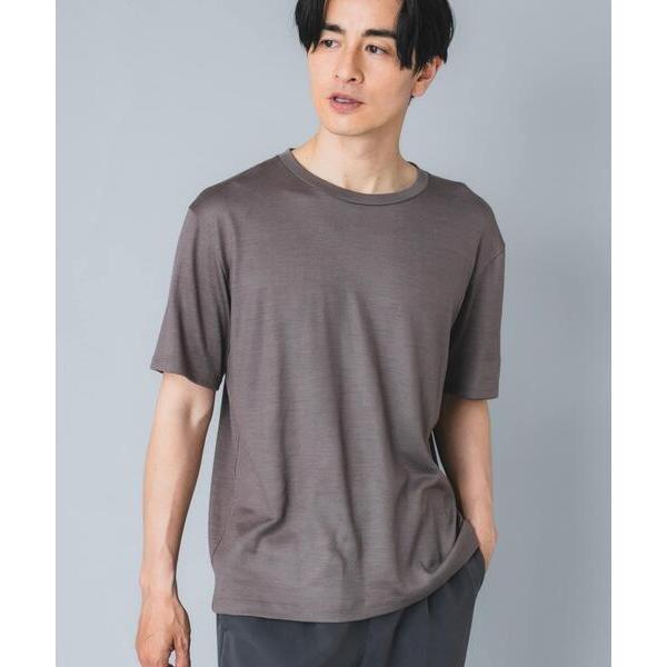 tシャツ 「マシンウォッシャブル」「XLサイズあり」ハイクオリティショートスリーブウールTシャツ メ...