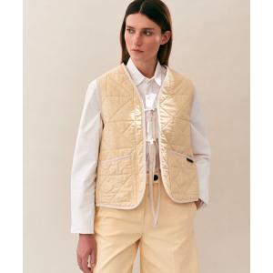 LAVENHAM（ラベンハム） キルティング ベスト LAVENHAM CROPPED BOMBER