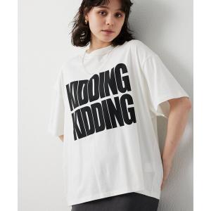 tシャツ KIDDINGロゴTシャツ レディース
