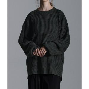 「Loose/ルース」 長袖ニット M スミクロ メンズ